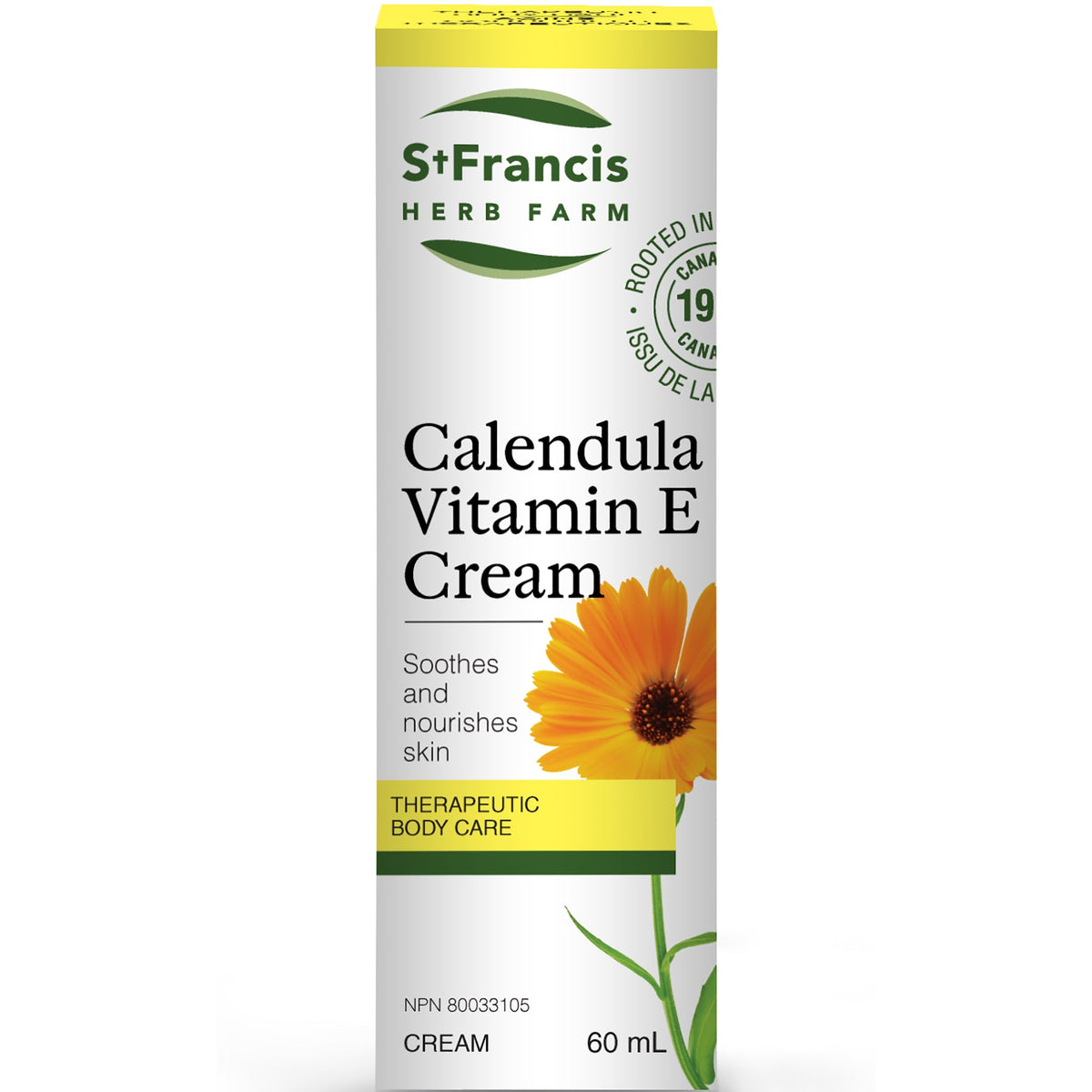 St. Francis Herb Farm Calendula Vitamin E Cream - 60ml