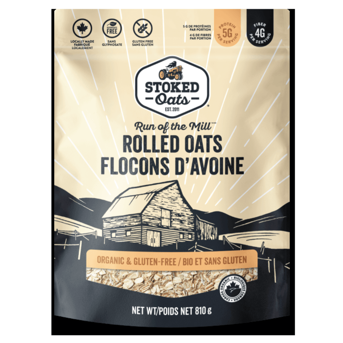 Stoked Oats Run of the Mill Rolled Oats 810g