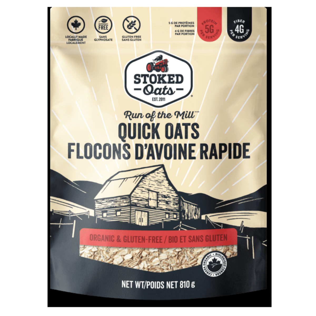 Stoked Oats Run of the Mill Quick Oats 810g