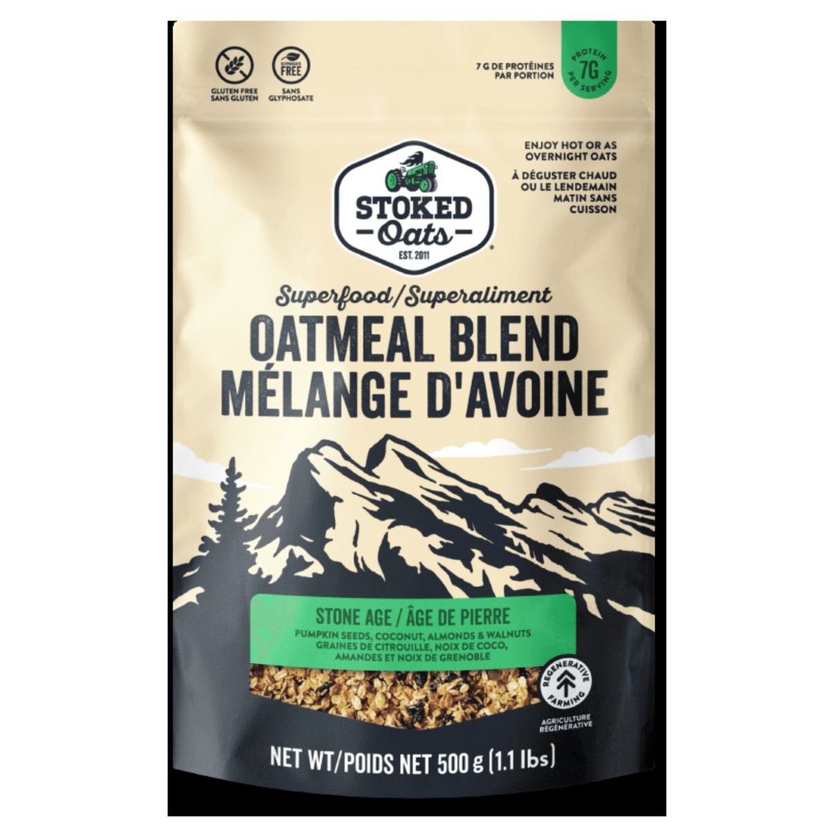 Stoked Oats  Oat Blend  Stone Age 500g