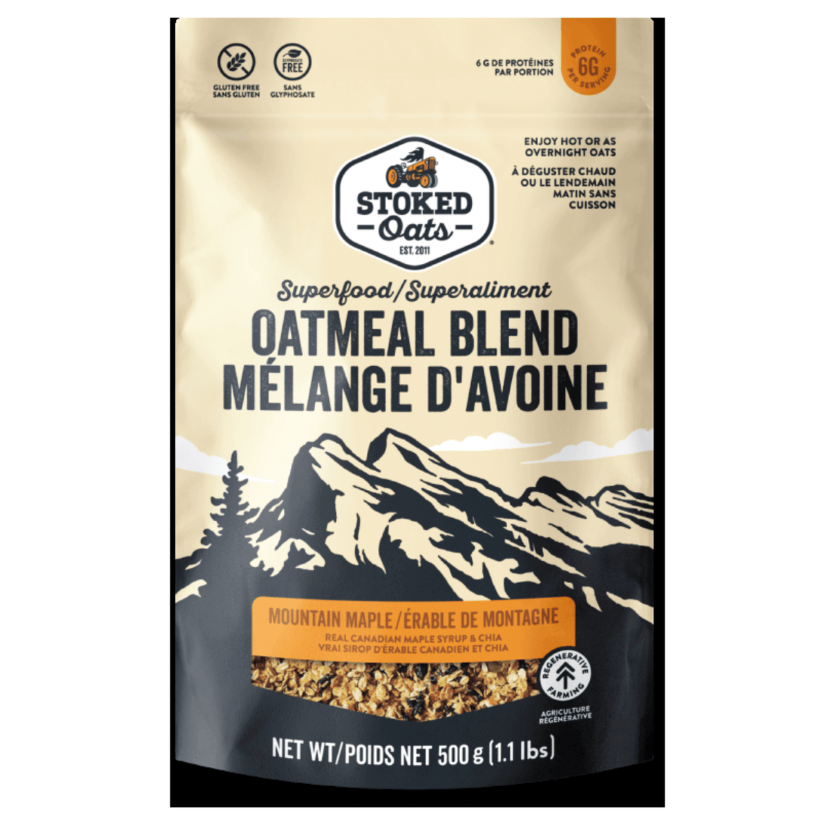 Stoked Oats  Oat Blend  Mountain Maple 500g