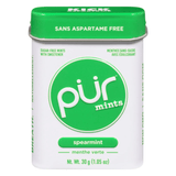 Pur Mints Spearmint 30g - Minty Flavor to Liven Your Taste Buds, Provide an Intense Burst of Classic Spearmint Flavor, Naturally Sweetened With Xylitol