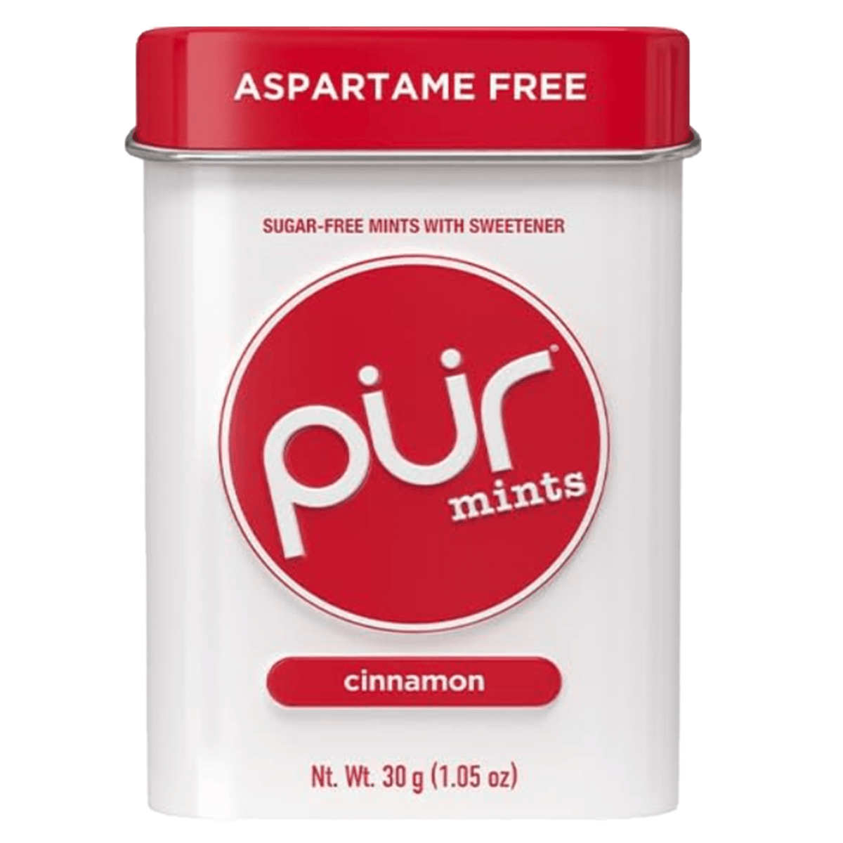 Pur Mints Cinnamon 30g - A Longer-Lasting Flavour to Freshen Your Breath, Contains Quality Ingredients, A Combination of Sweet and Spicy Cinnamon