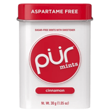 Pur Mints Cinnamon 30g - A Longer-Lasting Flavour to Freshen Your Breath, Contains Quality Ingredients, A Combination of Sweet and Spicy Cinnamon