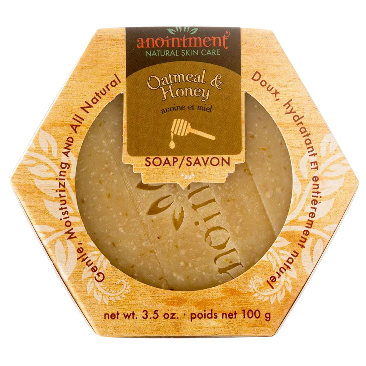 Anointment Natural Skin Care Oatmeal & Honey Soap 100g