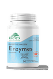 Provita Digestive Enzymes 90 Vegan Capsules - Improves Digestion and Bile Flow, Maintains Stomach Health, Avoids Malabsorption of Nutrients