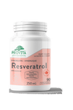 Provita Resveratrol Forte 90 Vegan Capsules - Promotes Cardiovascular Health and Mind, Antioxidants Property, Reduces Oxidative Stress and Inflammation