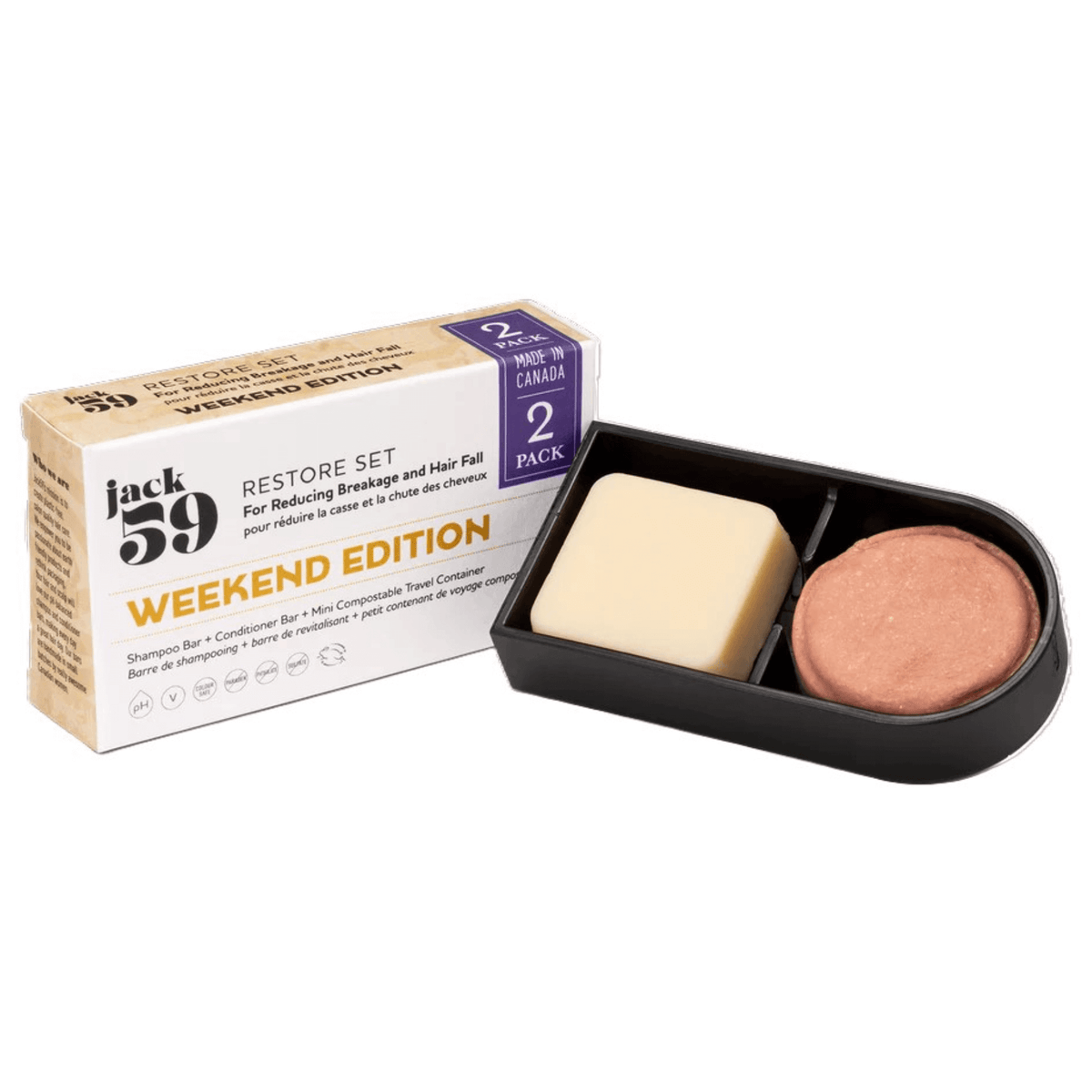 Jack59 Restore Set Weekend Edition Shampoo & Conditioner 95g
