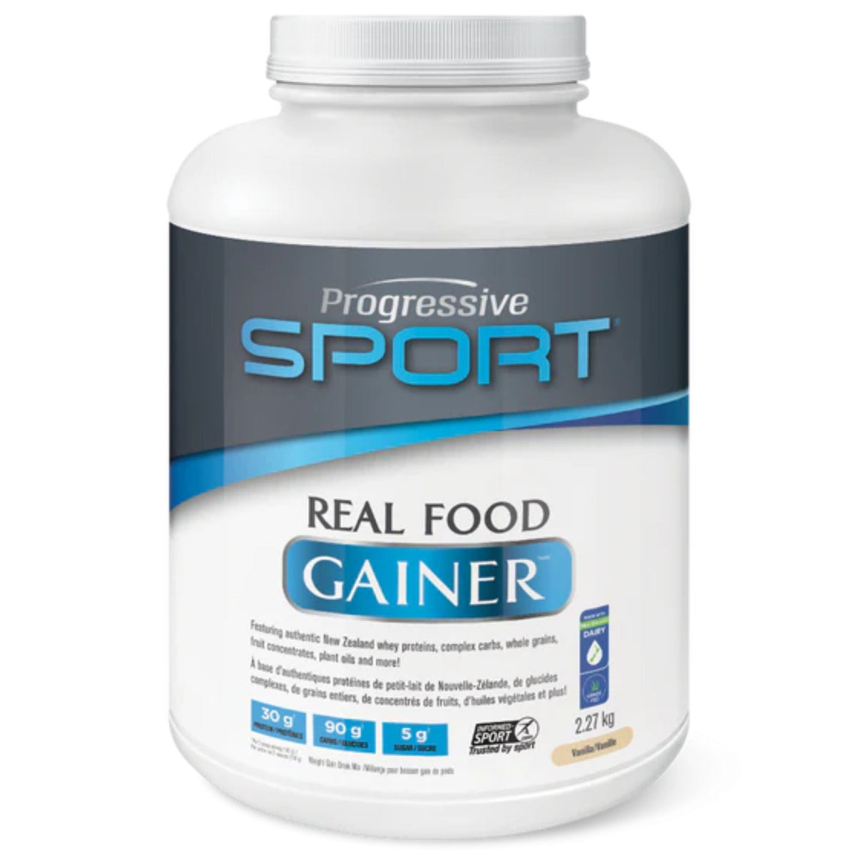 Progressive Real Food Gainer Vanilla 2.27kg - High Dose of Calories to Recover, Grow, and/or Maintain Your  Hard Gainer or High-intensity Athlete Size and Strength