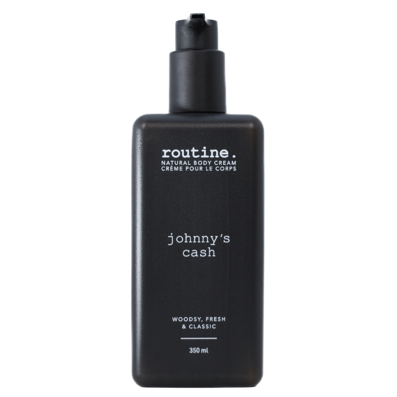 Routine Johnny's Cash Body Cream 350ml - Texture, Scent, and Style, The Best Your Skin Has Ever Felt, Dreamy, Creamy, Natural Formula Leaves You Smell Nice