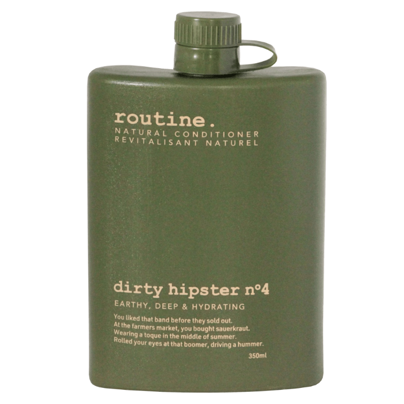 Routine Dirty Hipster Basic Conditioner 350ml - Have Effortlessly Hydrated Hair, Detangled, Shiny & Split End Free Delivering Key Nutrients for Your Longest, Healthiest Hair