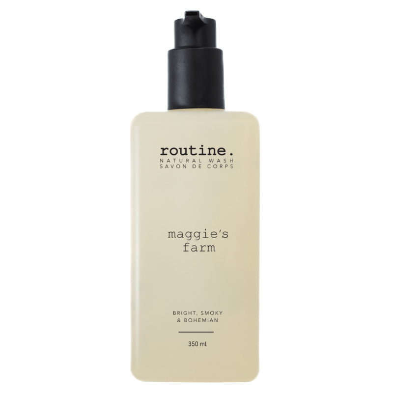 Routine Maggie's Farm Hand & Body Wash 350ml - Slow Our Roll and Inhale the Scent of Welcome to the Hotel California, Sudsy, Creamy, Natural Formula Cleanses, Hydrates, & Nourishes
