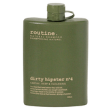 Routine Dirty Hipster No. 4 Natural Shampoo 350ml - Feed Your Head With Vegetable Based Keratin and Castor Seed Oil, Which Moistures, Enhance Shine, Elasticity, and Strength