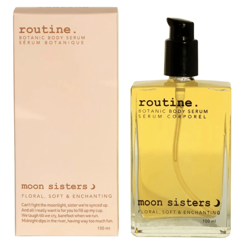 Routine Moon Sisters Botanic Body Serum 100ml - Every Day, Every Way Featuring Rosehip the Balancer, Vitamin E the Free Radical Bodyguard, and Argan