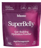 Blume SuperBelly Acai Pomegranate 60g - Gut Building Hydration Powder With Natural Flavors, Just Add Water and Shake!