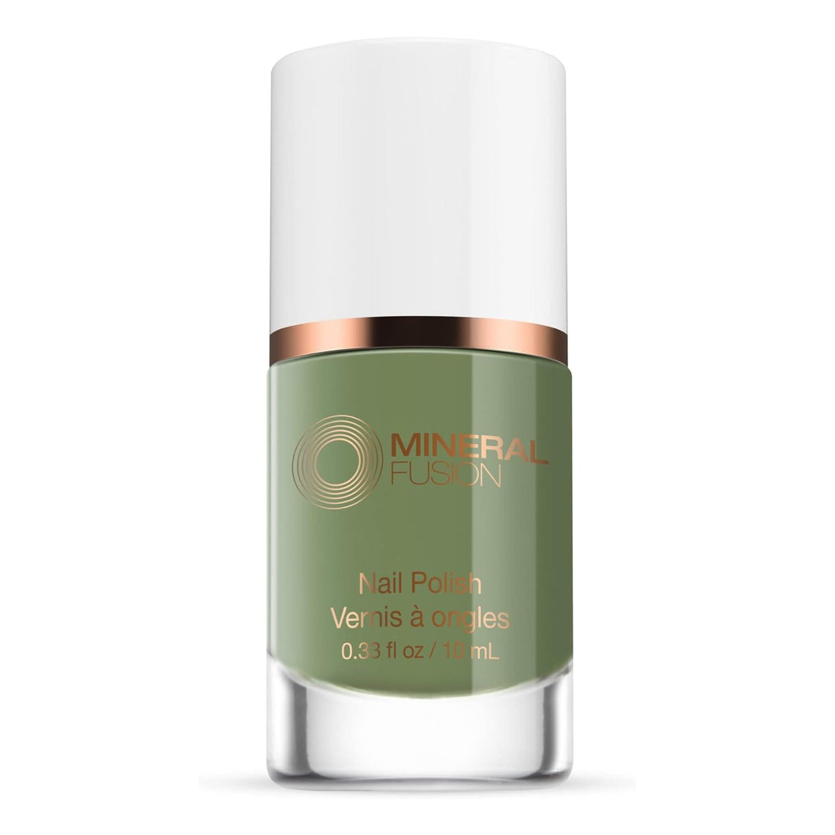 Mineral Fusion Nail Polish Olive You 10ml - Long-Lasting, Chip-Resistant Nail Polish, Flawless Application, Contains Natural Ingredients, Strengthens the Nails