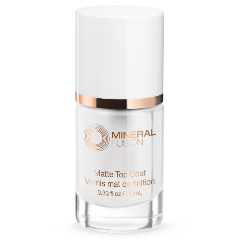 Mineral Fusion Nail Treatment Matte Top Coat 10ml - Designed For Chip-Resistant, Ultra-Long Wear Performance, Helping To Protect Nail Color, Flawless Application, Flawless Application, Contains Natural Cosmetics
