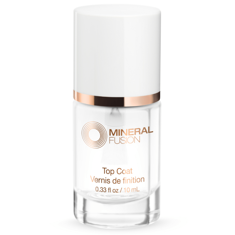 Mineral Fusion Nail Treatment Top Coat 10ml - Provides Ultimate Finishing Touch For Long-Lasting, Salon-Quality Manicure, Preventing Chipping And Peeling, Contains Natural Ingredients