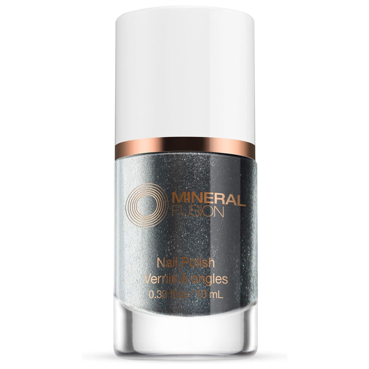 Mineral Fusion Nail Polish Silver Lining 10ml - Long-Lasting, Chip-Resistant Nail Polish, Flawless Application, Contains Natural Ingredients, Strengthens the Nails