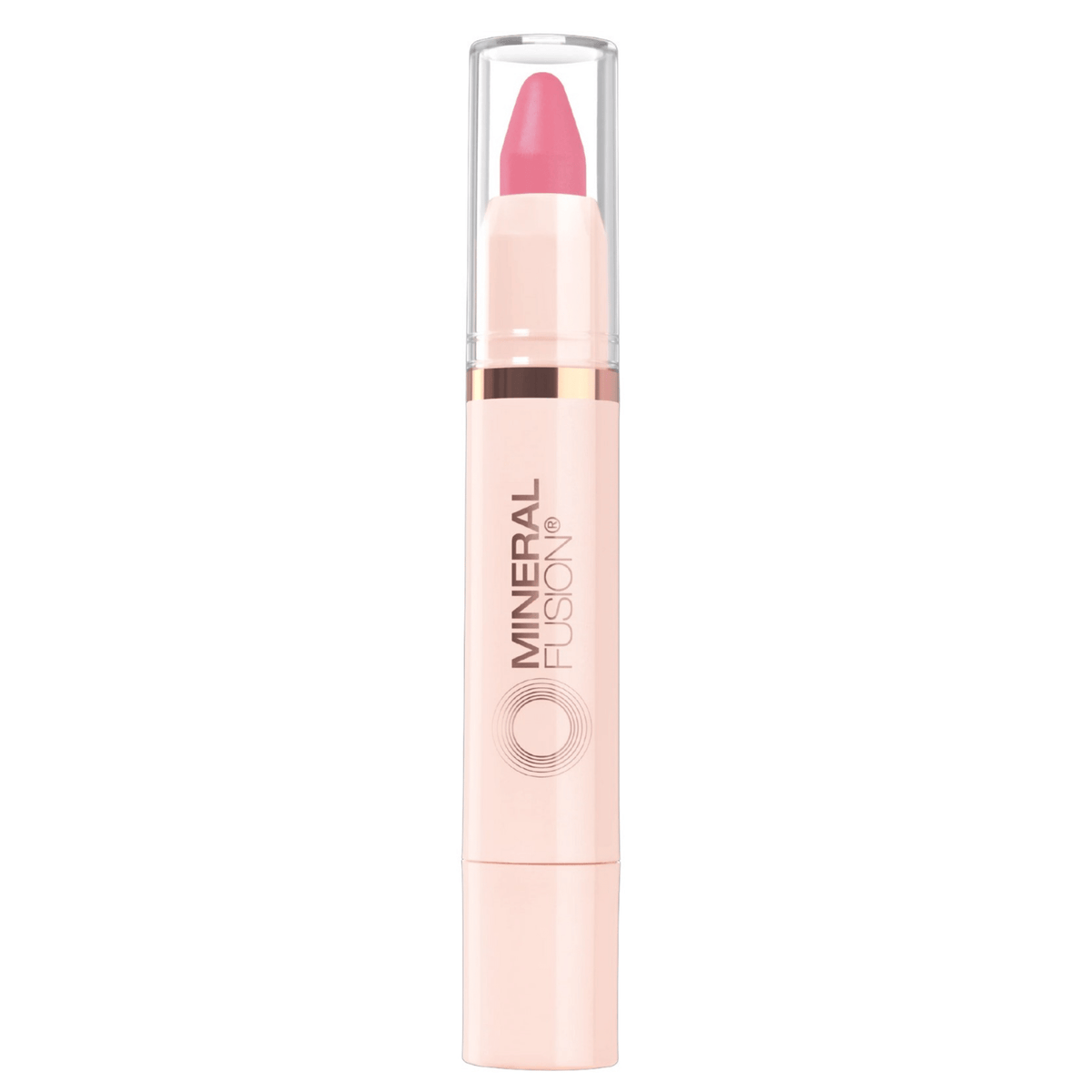 Mineral Fusion Sheer Moist Lip Tint Grateful 3g - Hydrating & Firming, On-the-Go Use, Free From Harsh Ingredients, Hydrating Mix of Shea Butter and Peptides