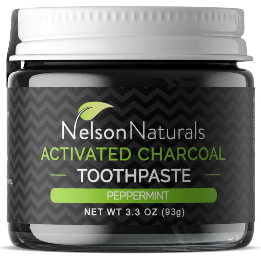 Nelson Naturals Activated Charcoal Peppermint 60ml