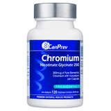 CanPrev Chromium Nicotinate Glycinate 200, 120 Vegan Capsules