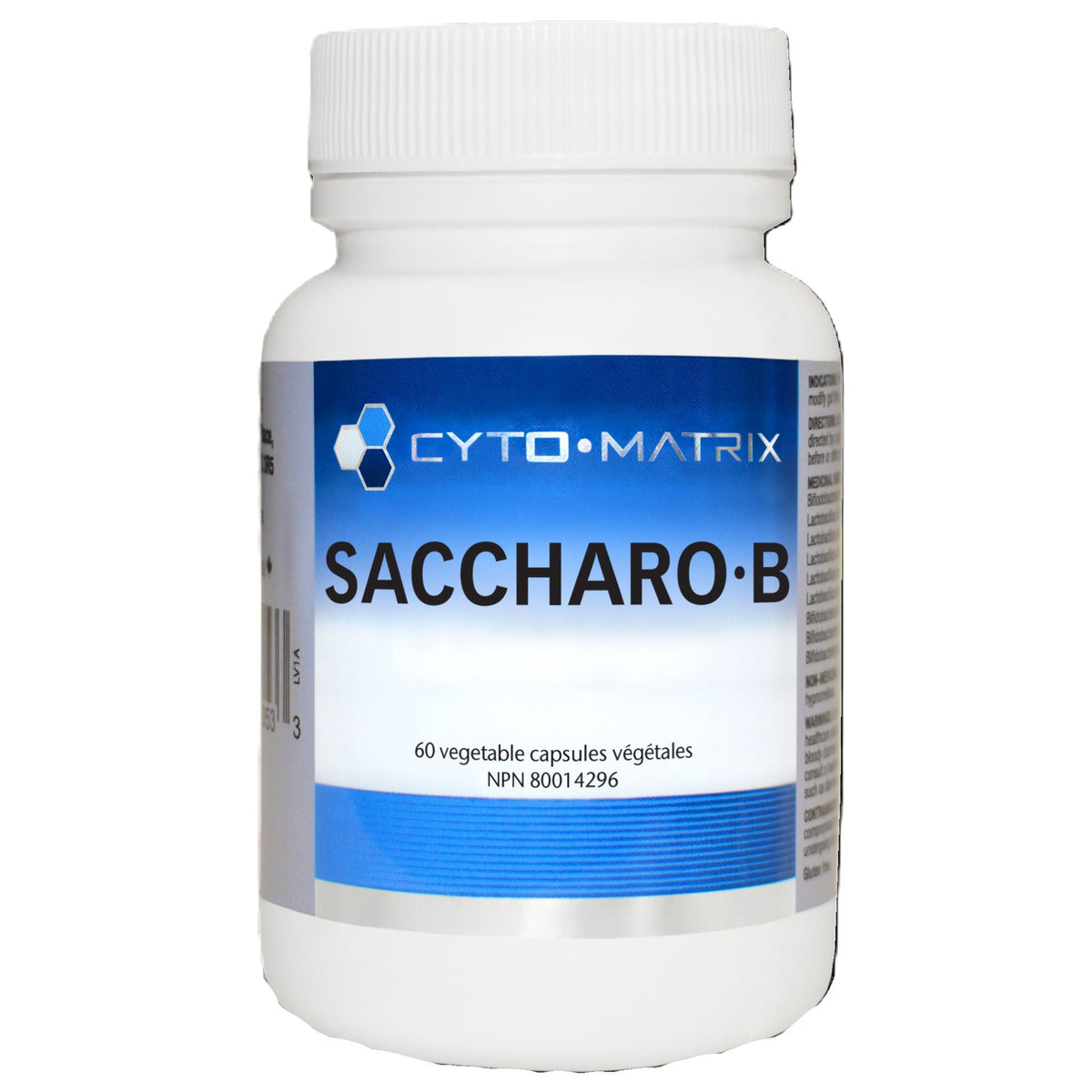 Cyto-Matrix Saccharo·B 60 Vegetable Capsules