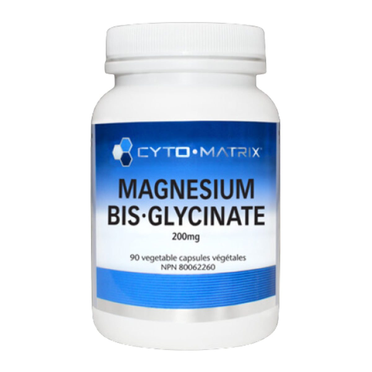 Cyto Matrix Magnesium Bis·Glycinate - 200mg 90 Vegetable Capsules