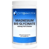 Cyto Matrix Magnesium Bis·Glycinate - 400mg Full Chelate Powder 220g