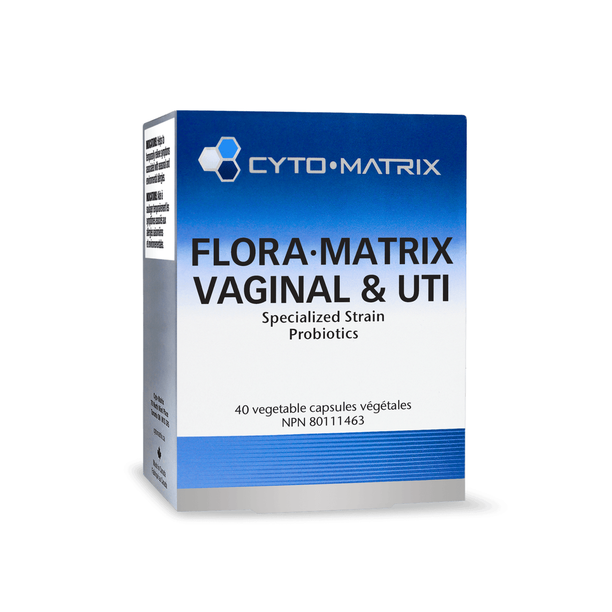 Cyto-Matrix Flora·Matrix Vaginal & UTI 40 Vegetable Capsules