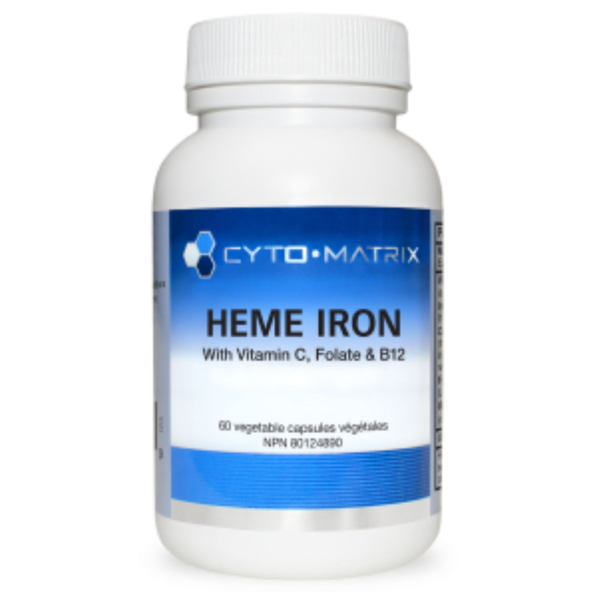 Cyto-Matrix Heme Iron 60 Vegetable CapsulesCyto-Matrix Heme Iron 60 Vegetable Capsules