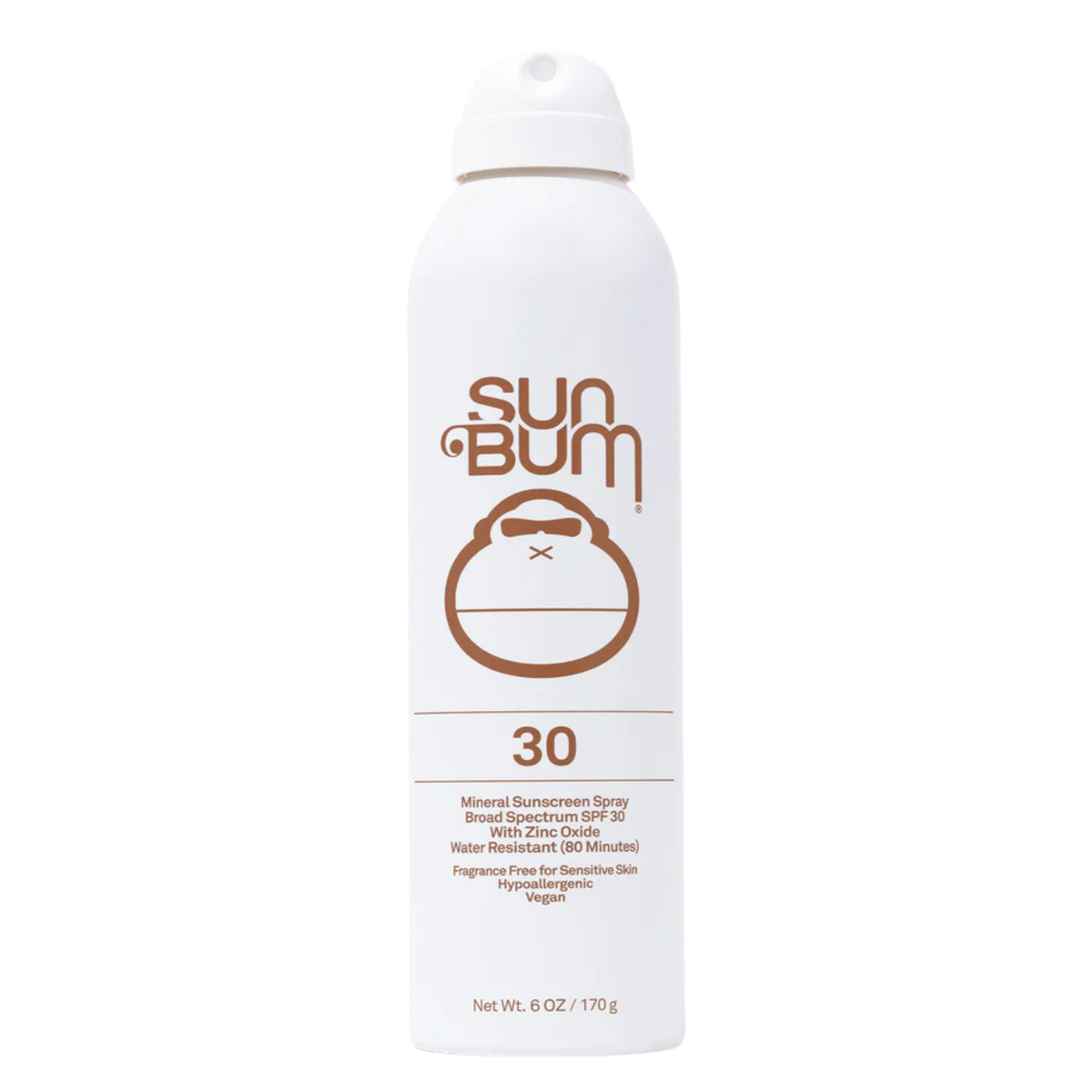 Sun Bum Mineral SPF 30 Sunscreen Spray 170g - Free From Chemical Propellants, Broad-Spectrum UVA and UVB Protection, Enriches the Skin With Vitamin E