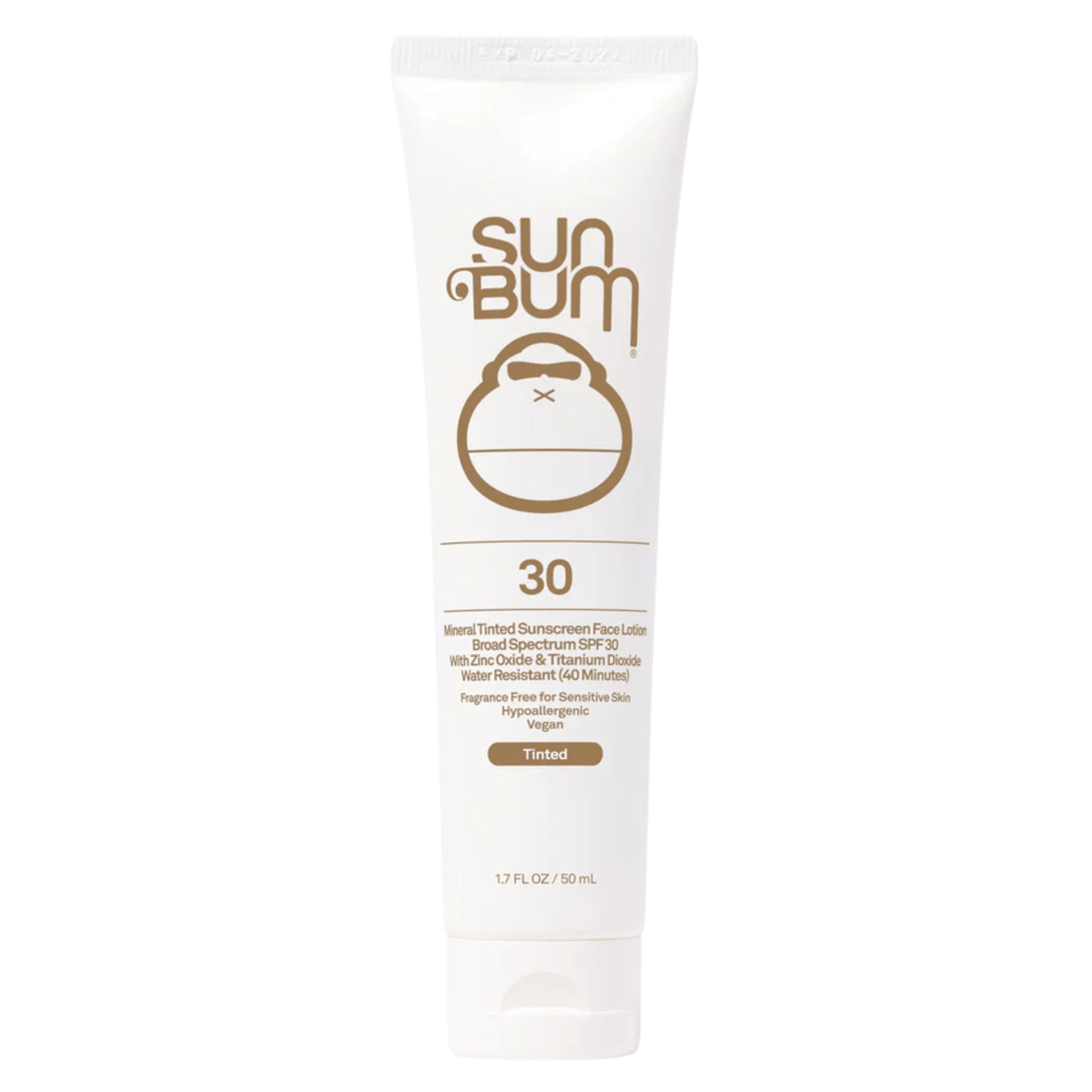 Sun Bum Mineral SPF 30 Tinted Face Lotion 50ml - Mineral-Based Sunscreen Face Lotion, A Lightweight Primer, Sheer Tint That Blends Well on All Skin Tones, and Leaves a Matte Finish