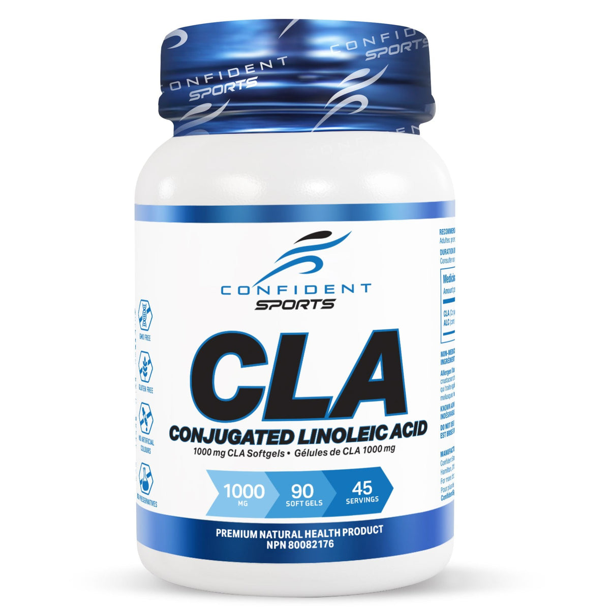 Confident Sports CLA 1000mg 90 Softgels