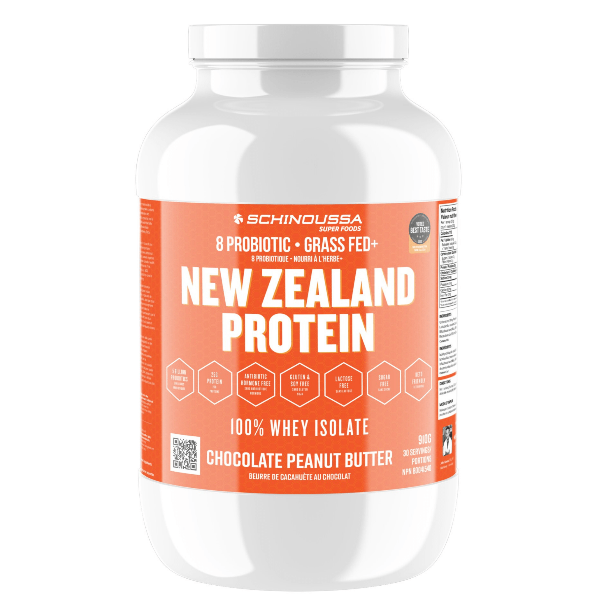Schinoussa Probiotic Whey Banana Berry 910g
