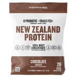 Schinoussa New Zealand Protein Whey Concentrate Chocolate 910g - Supports Muscle Growth, Repair, Recovery, and Immune Function, Promotes Gut Health, Delicious Taste Without Digestive Stress - Nature's Source Inc