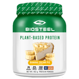 BioSteel Plant-Based Protein Banana Cream Pie 462g - Contains High Quality Sources Of Protein, Tastes Great And Mixes Easily, Premium Combination Of Rice, Pea And Pumpkin Proteins
