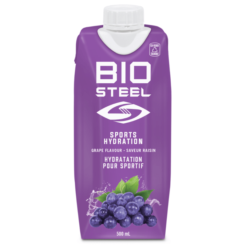 Biosteel Sports Drink Grape 500ml - Contains 5 Essential Electrolytes That Help Balance And Retain Fluids In Your Body And Maintain Ionic Balance, Promote Muscle Recovery, Suitable After Workout, Before a Walk, Or To Start Your Morning