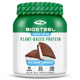 BioSteel Plant-Based Protein Ice Cream Sandwich 462g - Assists In Muscle Development, Easily Absorbed By Body, Contains High-Quality Sources Of Protein, Supports Maintenance Of Good Health