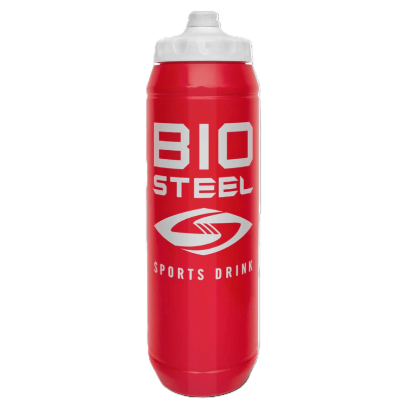 BioSteel Water Bottle Red 500ml - A Portable Shaker, Has A Tight Seal, Keeping All Liquids Contained, Suitable For Professional Athletes Everywhere To Deliver Convenient Hydration With A Simple Squeeze
