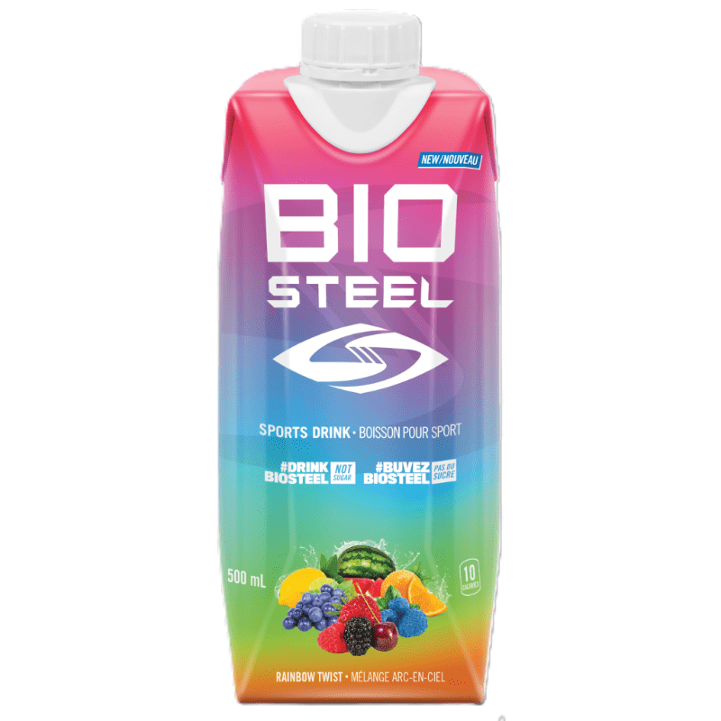 Biosteel Sports Drink Rainbow Twist 500ml - Contains Essential Electrolytes That Help Balance And Retain Fluids In Body, Lasting Hydration To Support Energy Production And Muscle Recovery, Deliver Nutrients Needed To Enhance Physical Activity