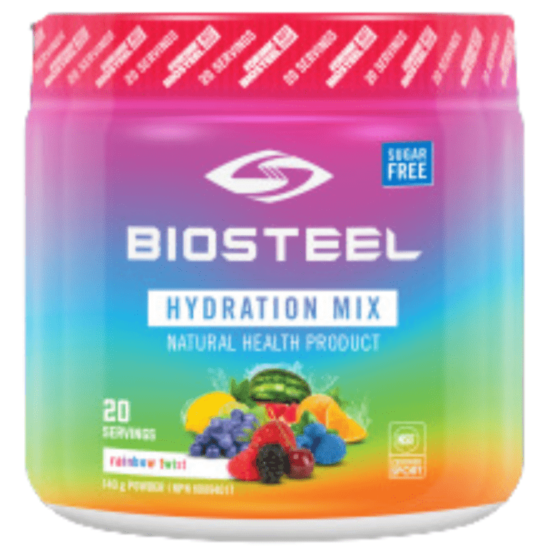 Biosteel Hydration Mix Rainbow Twist 140g - Keeps You Hydrated Throughout The Day, Contains Clean, Quality Ingredients, Added Vitamins And Minerals Assist Aid Overall Good Health, Support Immune Health