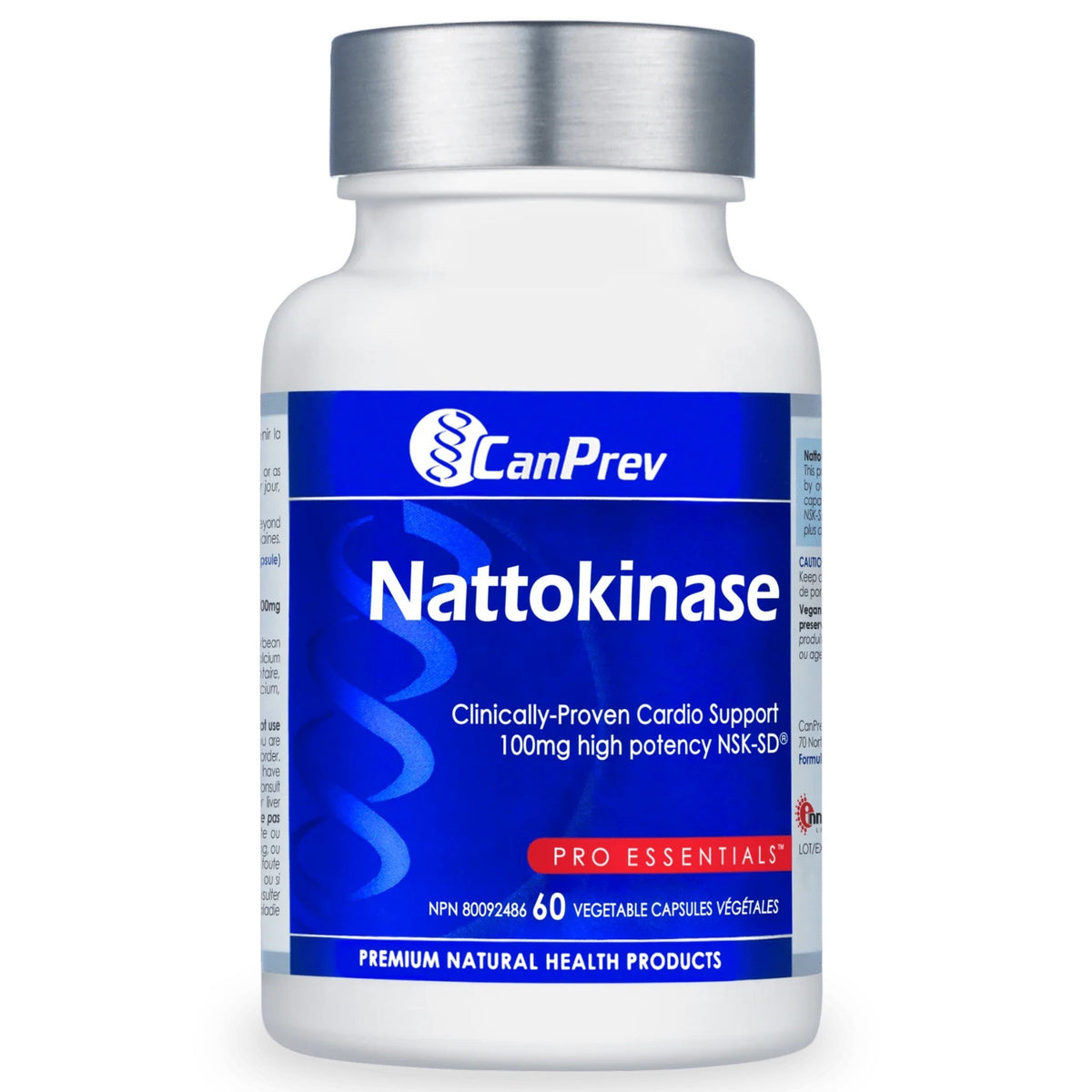 CanPrev Nattokinase 60 Vegetable Capsules