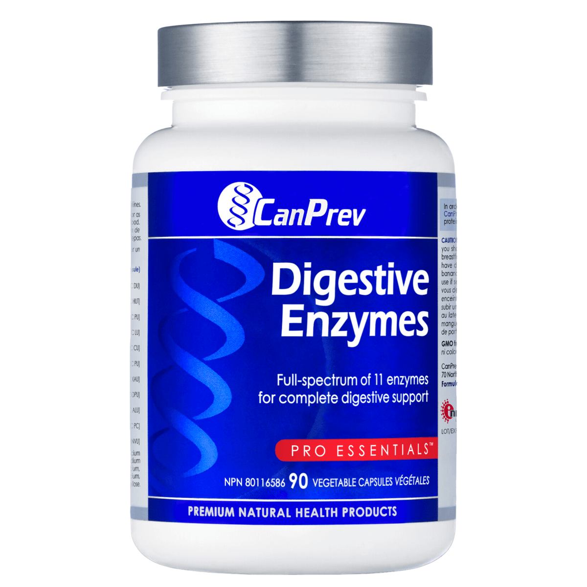 CanPrev Digestive Enzymes 90 Vegan Capsules