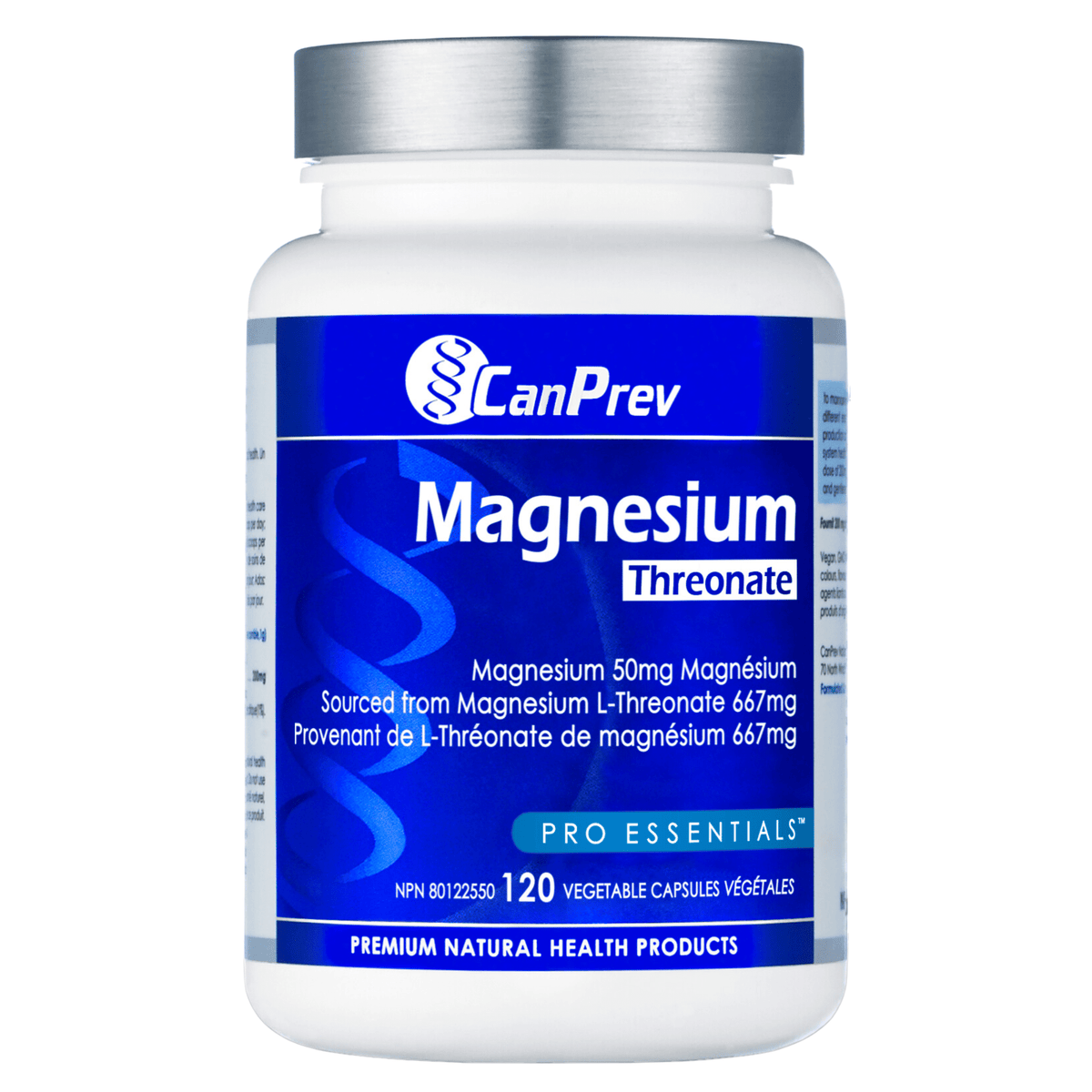 Canprev Magnesium L-Threonate 120 Vegan Capsules