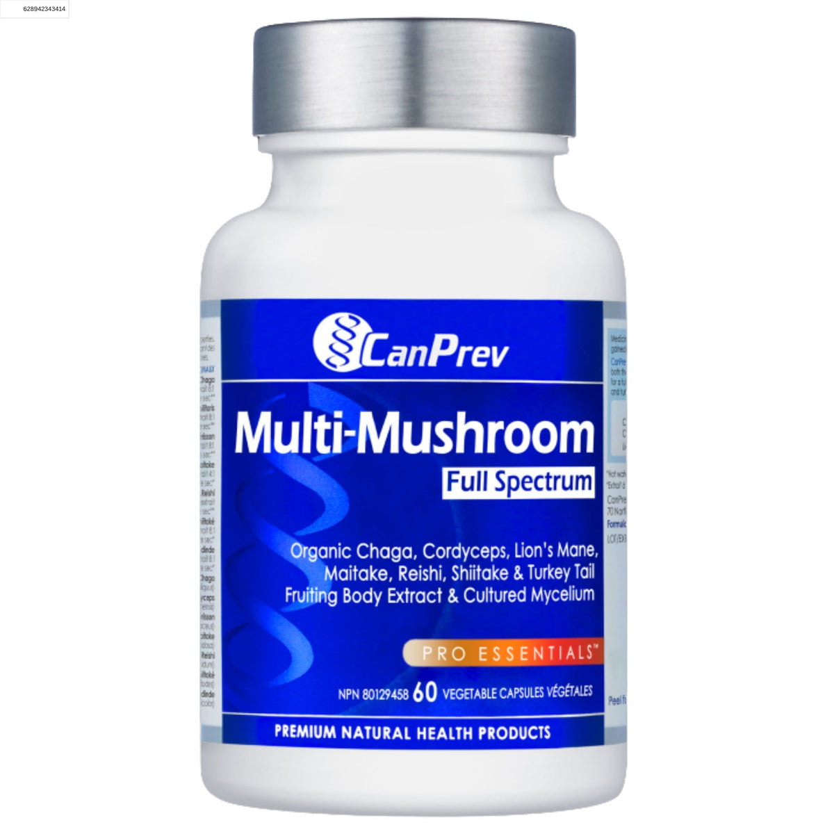 CanPrev Multi-Mushroom 60 Vegetable Capsules