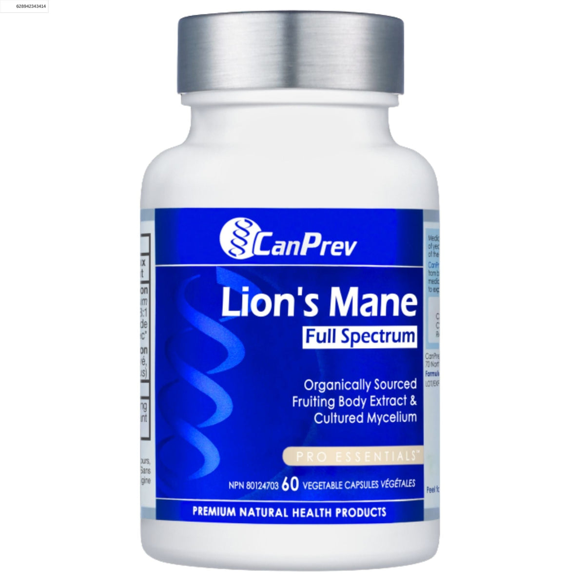 CanPrev Lion's Mane 60 Vegetable Capsules