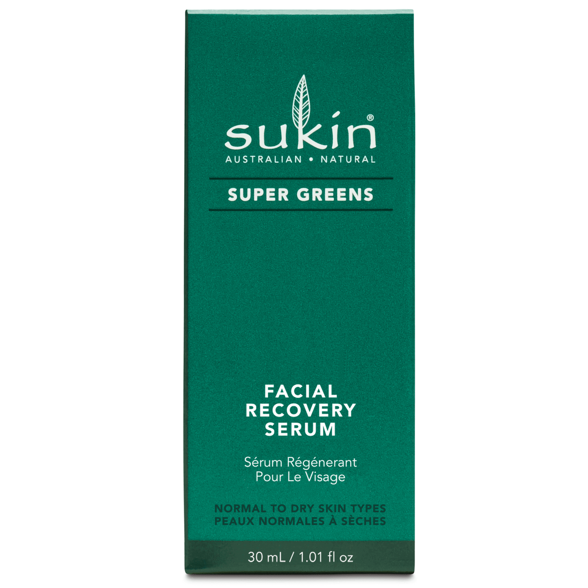 Sukin Super Greens Facial Recovery Serum 25ml