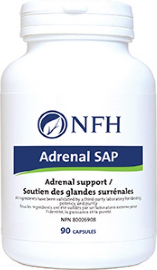 NFH Adrenal Support Supplements 90 Capsules - Combination Of Vitamins, Minerals, And Adaptogenic Herbs, Support And Strengthen Adrenal Glands To Improve Adrenal Function, Improve Energy Levels - Nature's Source Inc