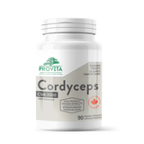 Provita Cordyceps CSM-2000 90 Vegan Capsules - Antimicrobial, Antibacterial, and Anti-aging Properties, Treat Fatigue, Sickness, and Low Sex Drive